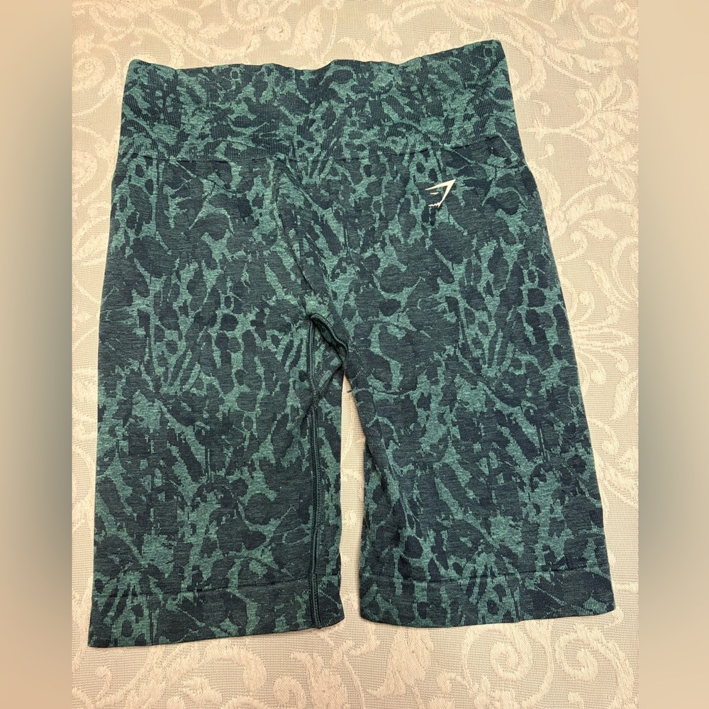 Gymshark Green Adapt Animal Seamless  Shorts